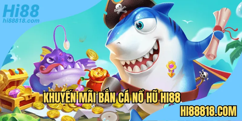 Khuyến mãi bắn cá nổ hũ Hi88